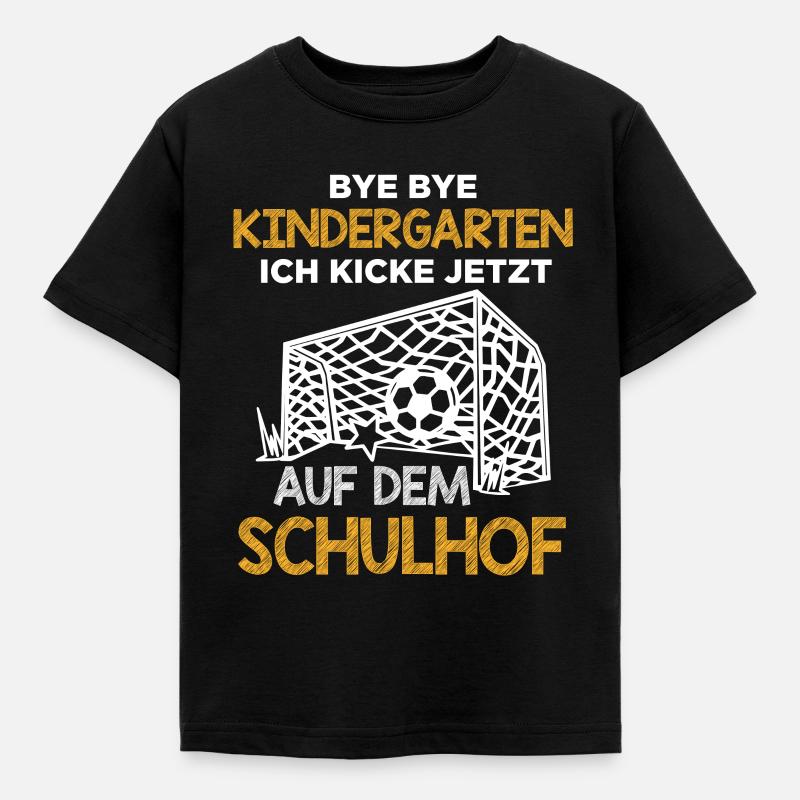 Einschulung Schulanfang Kindergarten Schulstart - Kinder T-Shirt - Schwarz