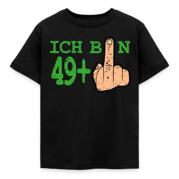 50 Geburtstag 50er Fünfziger Runder Birthday - Kinder T-Shirt - Schwarz - Vorne - AI Model Kid Female (0cm)