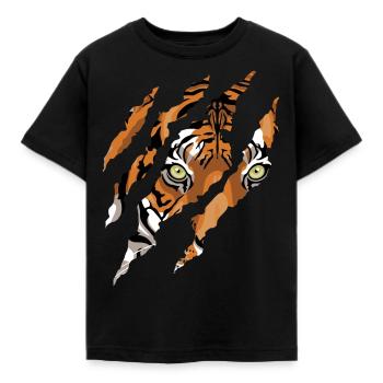 Griffes de Tigre - T-shirt Enfant - noir - Devant - AI Model Kid Female (0cm)