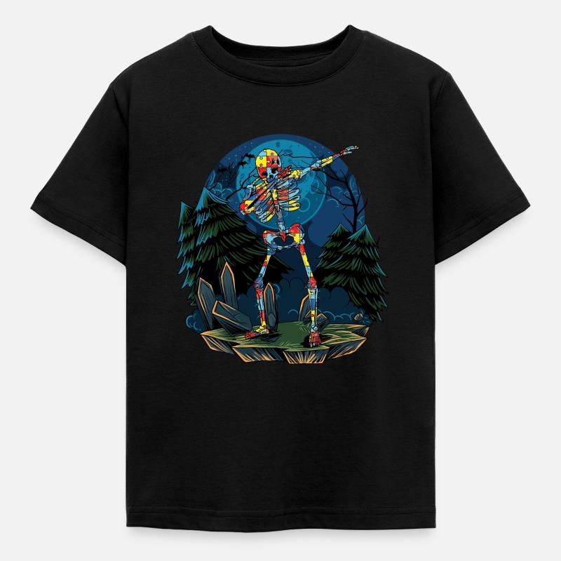 Es Ist Okay, Ein Bisschen Anders Zu Sein Als - Kinder T-Shirt - Schwarz