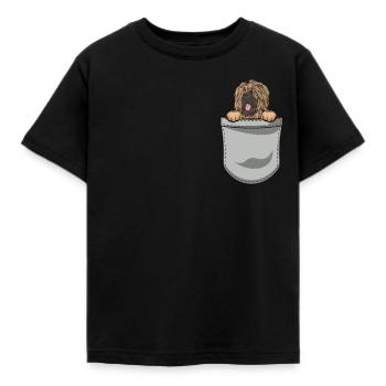 Briard Gift Dogs - Kids' T-Shirt - black - Front - AI Model Kid Female (0cm)