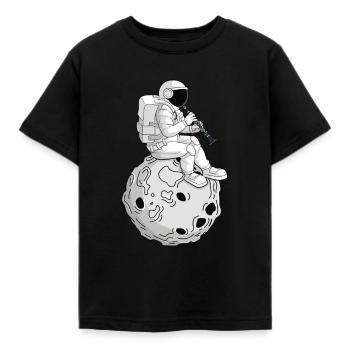 Klarinette Player Orchestra Musiker - Kinder T-Shirt - Schwarz - Vorne - AI Model Kid Female (0cm)