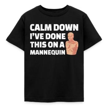 Drôle de formation en secourisme du service ambulancier - T-shirt Enfant - noir - Devant - AI Model Kid Female (0cm)