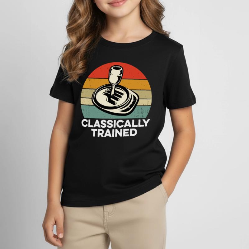 Classically Trained Manual Shift Speed Stick Kids' T-Shirt