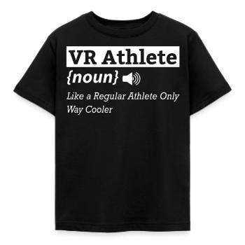 VR Athlet Lustig Virtual Reality Online Gaming - Kinder T-Shirt - Schwarz - Vorne - AI Model Kid Female (0cm)