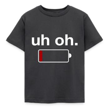 barre de chargement - T-shirt Enfant - charbon - Devant - AI Model Kid Female (0cm)