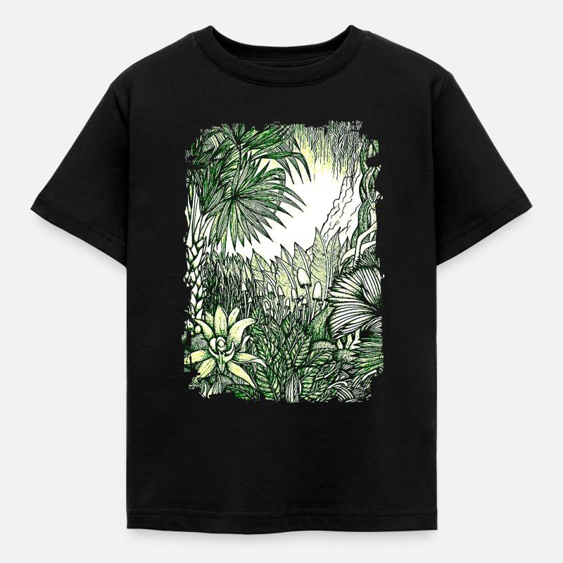 Jungle rainforest conservation Amazonas nature - Kids' T-Shirt - black