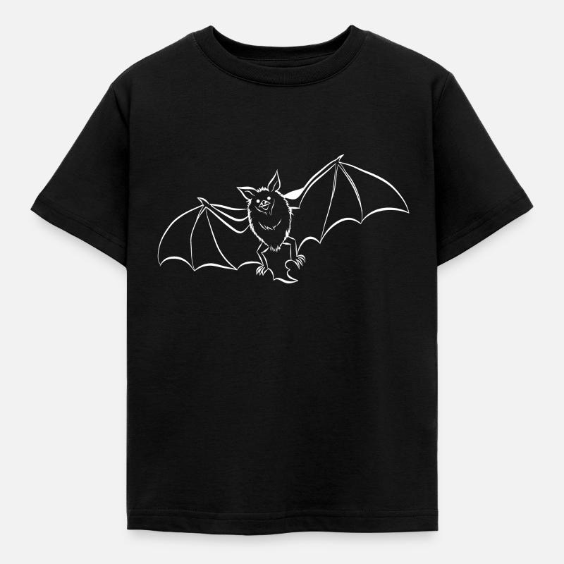 Fledermaus - Kinder T-Shirt - Schwarz