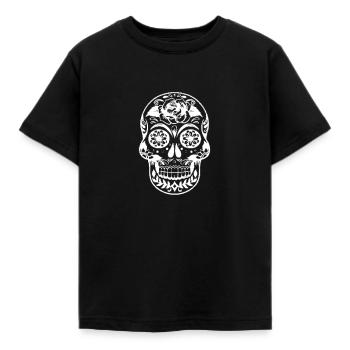Crâne mexicain - T-shirt Enfant - noir - Devant - AI Model Kid Female (0cm)