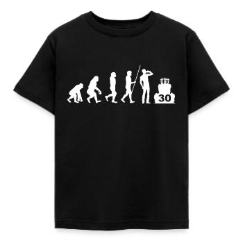 Evolution 30e anniversaire 30 ans cadeau 1990 - T-shirt Enfant - noir - Devant - AI Model Kid Female (0cm)