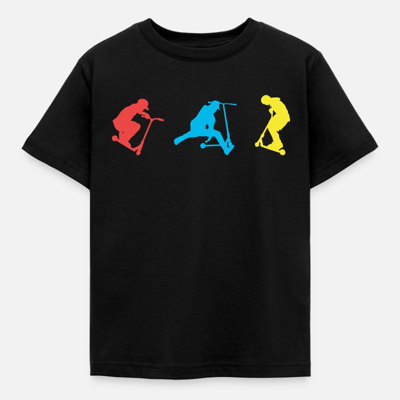 Scooter - Kids' T-Shirt - black