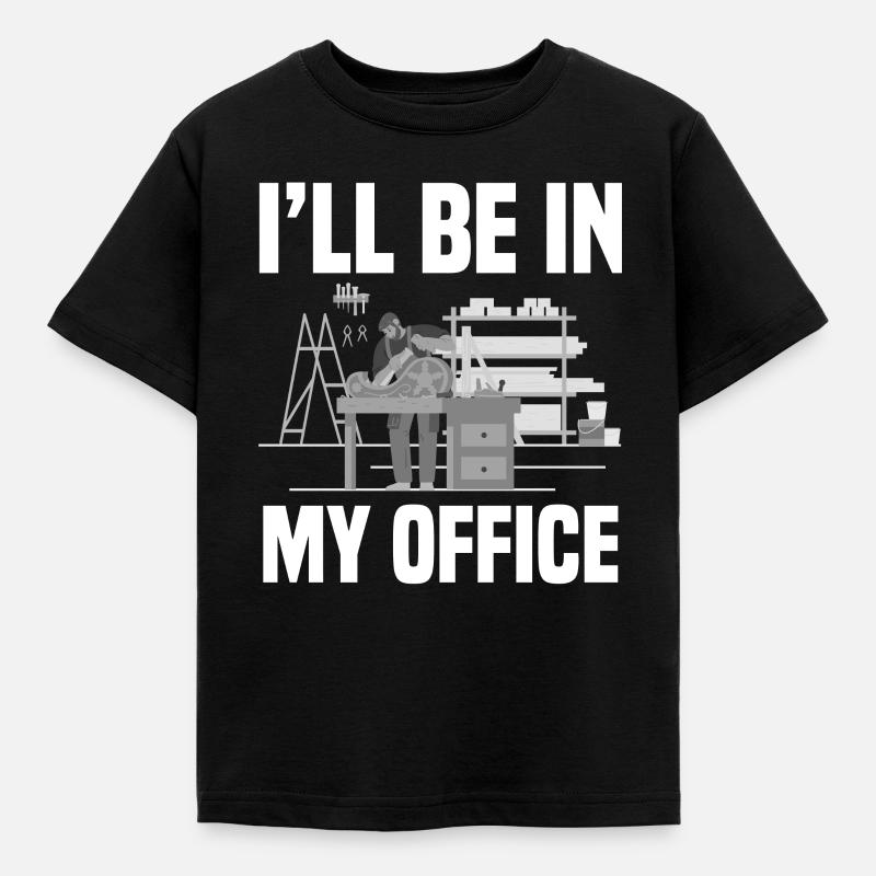 Bureau des menuisiers - T-shirt Enfant - noir