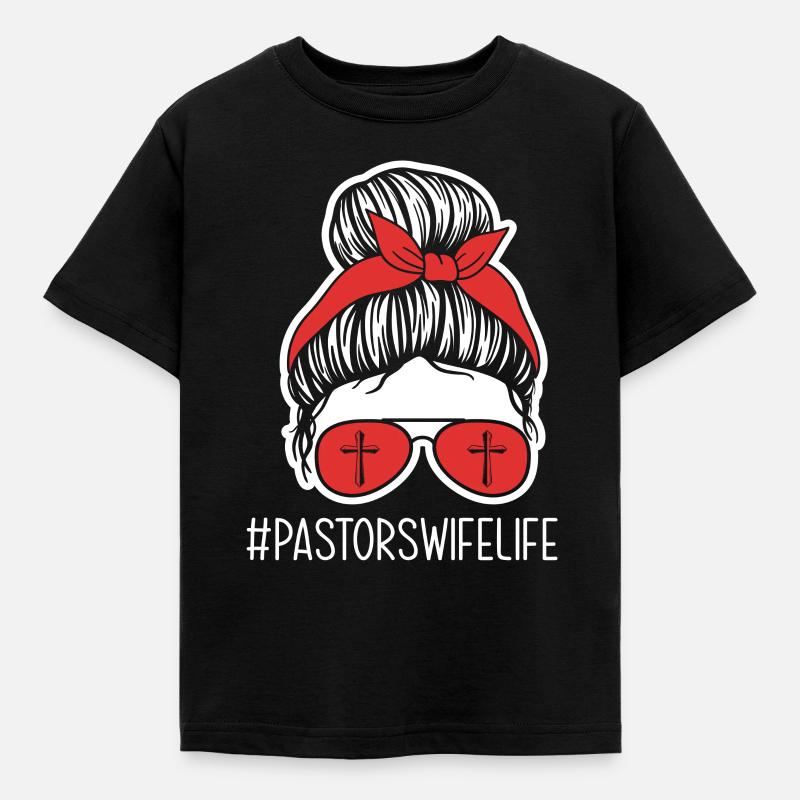 Pasteur Pasteur Épouse Vie - T-shirt Enfant - noir