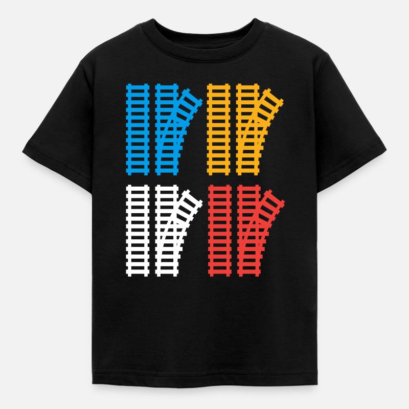 Switch Train Trains Hobby Train Spotter - Kids' T-Shirt - black