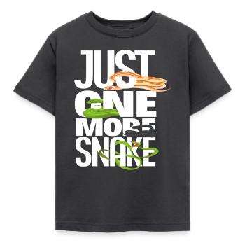 Schlangenbesitzer - Kinder T-Shirt - Dunkelgrau - Vorne - AI Model Kid Female (0cm)