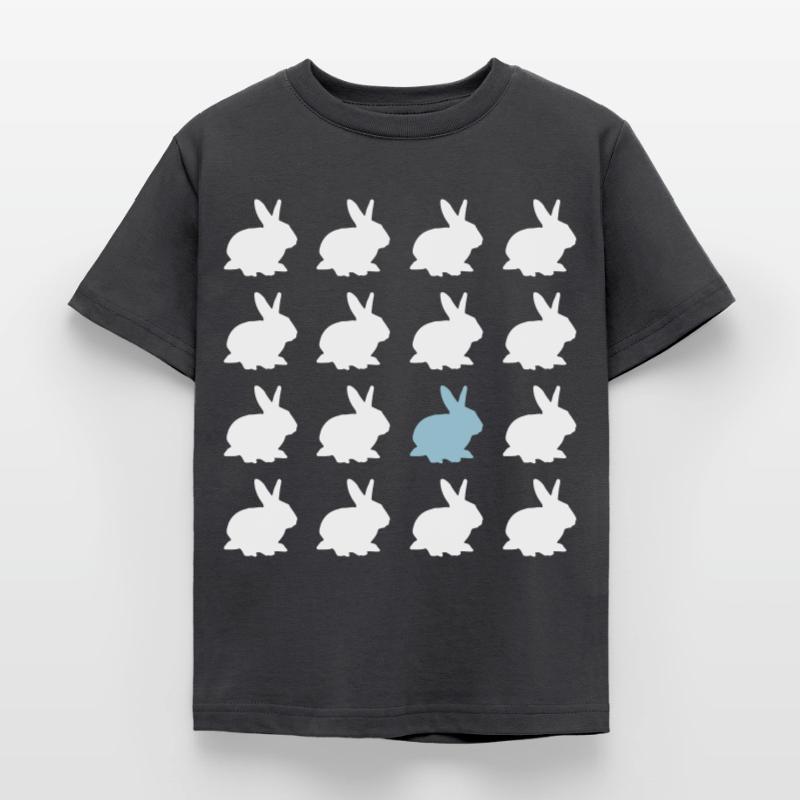 rabbit easter pattern easter Kids' T-Shirt