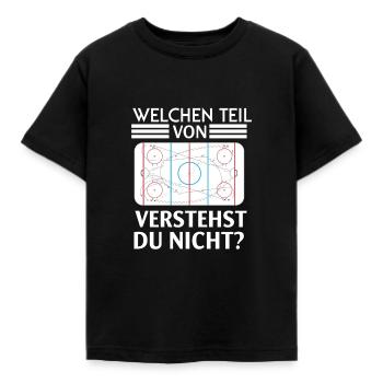 WELCHEN TEIL VON VERSTEHST DU NICHT - Kinder T-Shirt - Schwarz - Vorne - AI Model Kid Female (0cm)