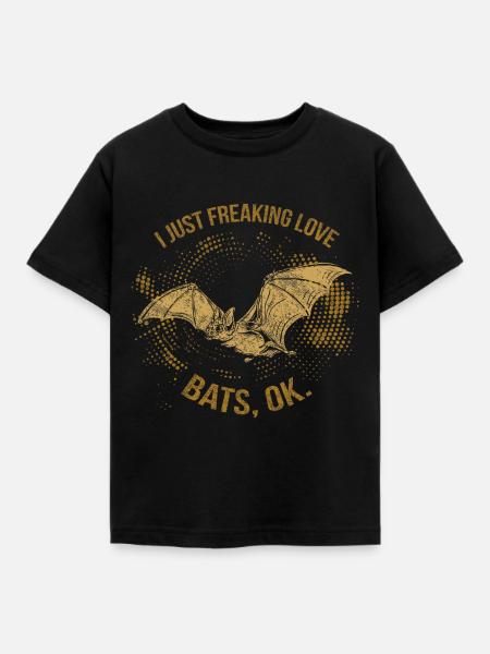 Fledermaus - Kinder T-Shirt - Schwarz