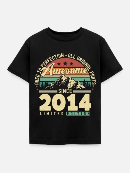 Großartig seit 2014 - Kinder T-Shirt - Schwarz