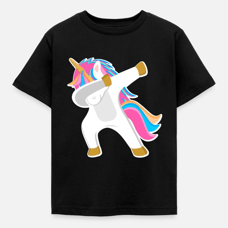 Licorne Dab - T-shirt Enfant - noir
