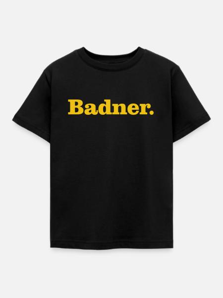 Badner - Kinder T-Shirt - Schwarz