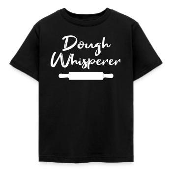 Dough Whisperer - Kids' T-Shirt - black - Front - AI Model Kid Female (0cm)