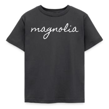Magnolia Farms Sweat shirt Sweat shirt cadeau à capuche - T-shirt Enfant - charbon - Devant - AI Model Kid Female (0cm)