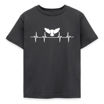 Eulen Eulenflügel Eulenflug Schuhuen Wald Eule - Kinder T-Shirt - Dunkelgrau - Vorne - AI Model Kid Female (0cm)