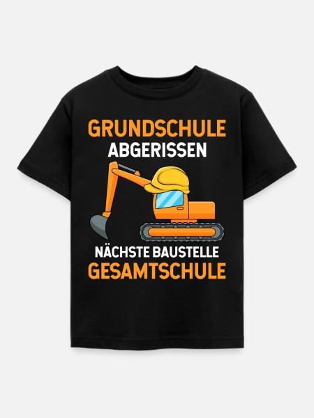 Grundschulabschluss Gesamtschule 5 Klasse - Kinder T-Shirt - Schwarz