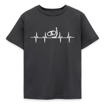 plongeur plongeur plongée plongée oxygène plongée - T-shirt Enfant - charbon - Devant - AI Model Kid Female (0cm)