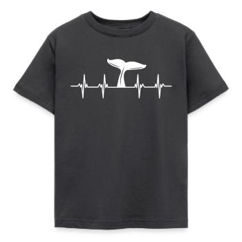 Baleines Baleine Mammifères Mammifères marins Baleine - T-shirt Enfant - charbon - Devant - AI Model Kid Female (0cm)