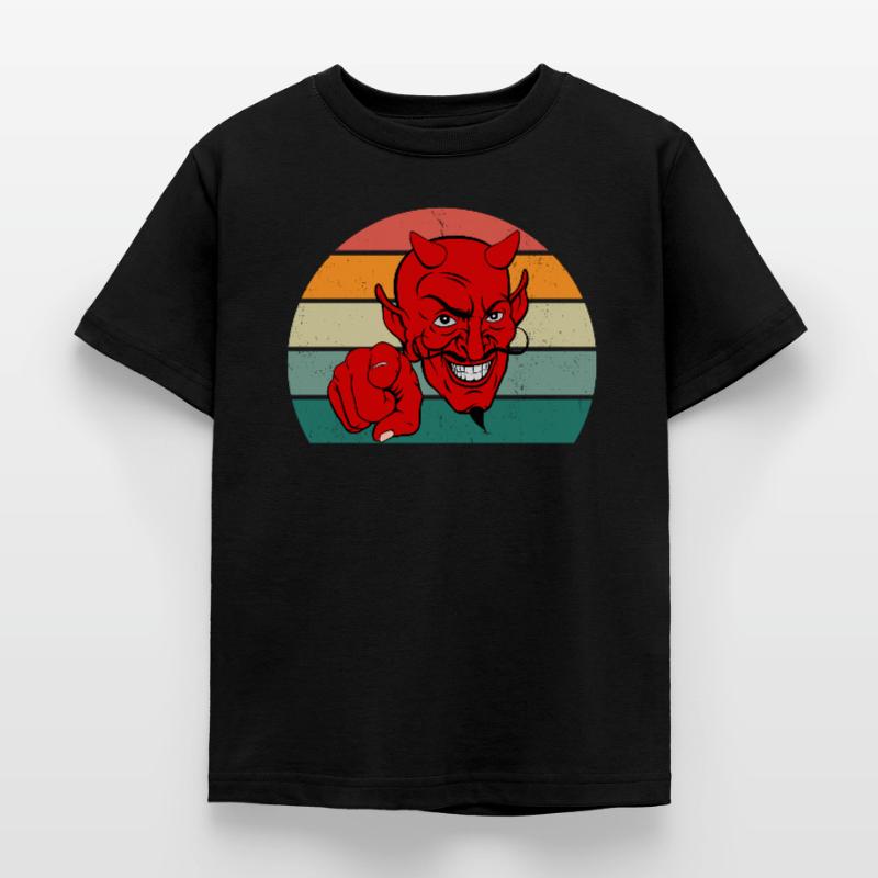 devil devilish satan evil hell fear horror Kids' T-Shirt
