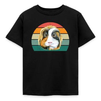Meerschwein Meerschweinchenmama Meerschweinchen - Kinder T-Shirt - Schwarz - Vorne - AI Model Kid Female (0cm)