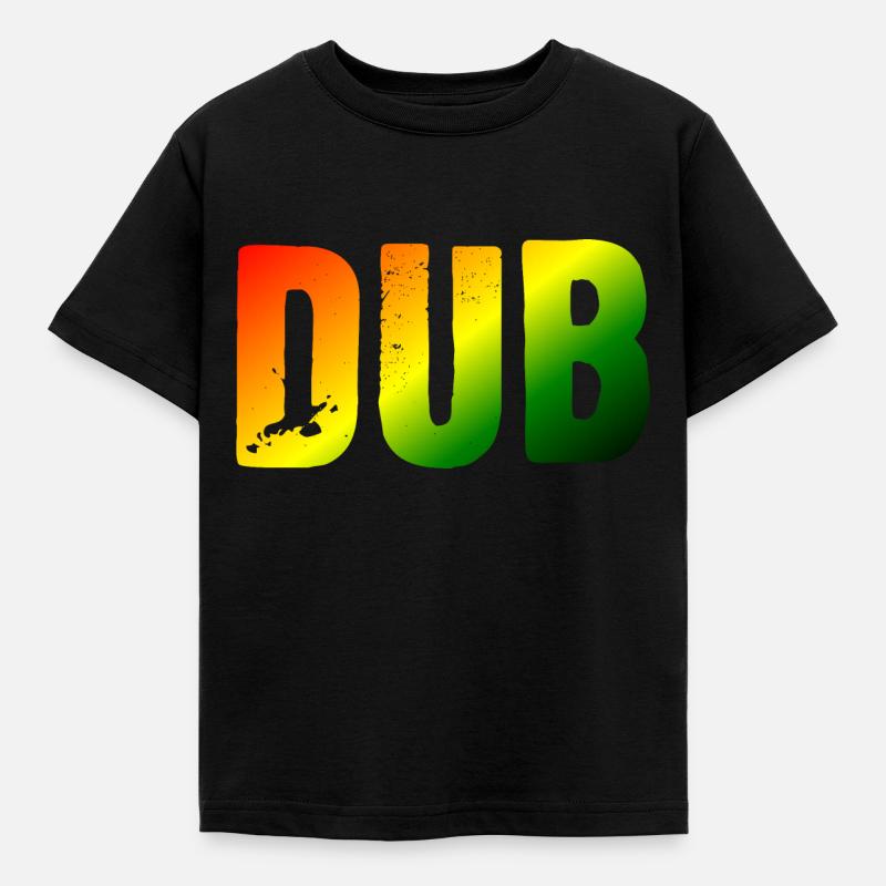 DUB - Kinder T-Shirt - Schwarz