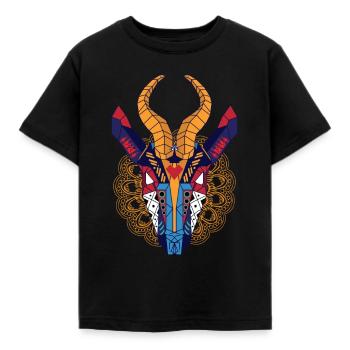 Nomade mondial - T-shirt Enfant - noir - Devant - AI Model Kid Female (0cm)