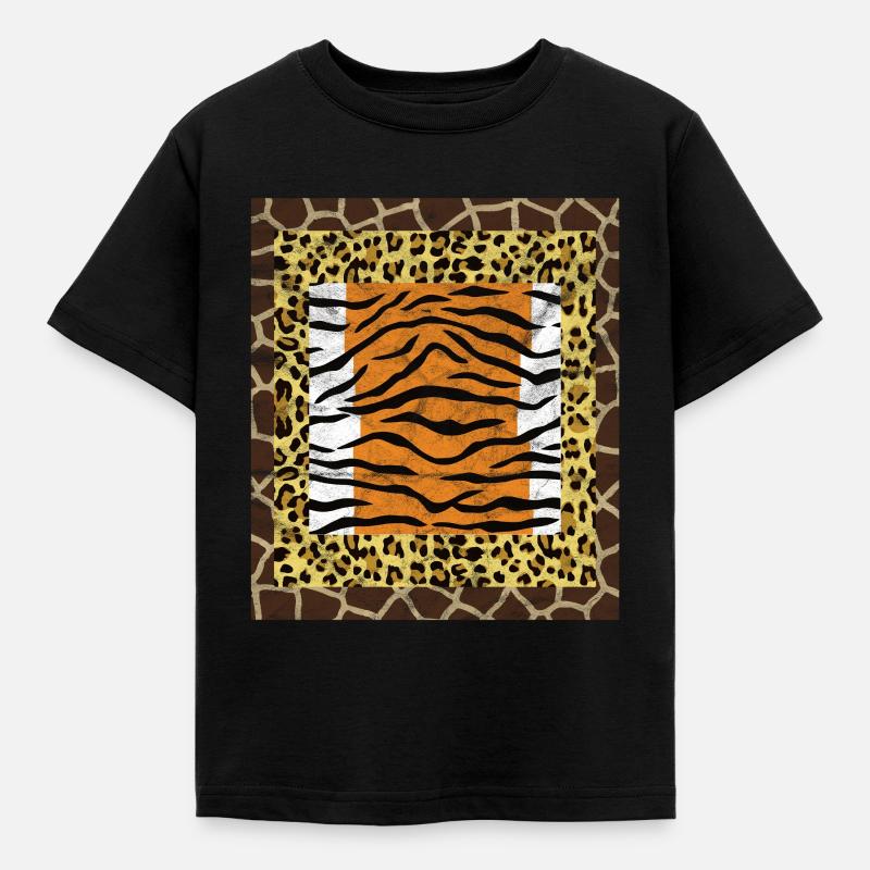 deep jungle - Kids' T-Shirt - black