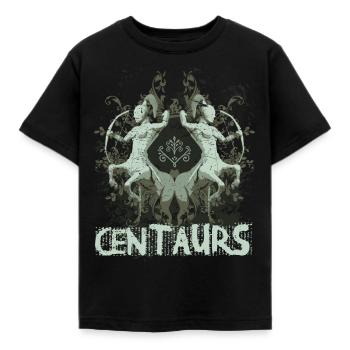 Centaur Centaurus griechische Mythologie Geschenk - Kinder T-Shirt - Schwarz - Vorne - AI Model Kid Female (0cm)