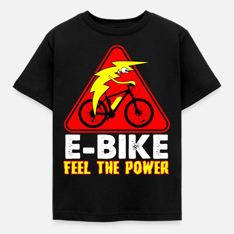 Vélo électrique Ebike - T-shirt Enfant - noir