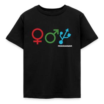 Programmation des codes de déchiffrement Technicien en informatique - T-shirt Enfant - noir - Devant - AI Model Kid Female (0cm)