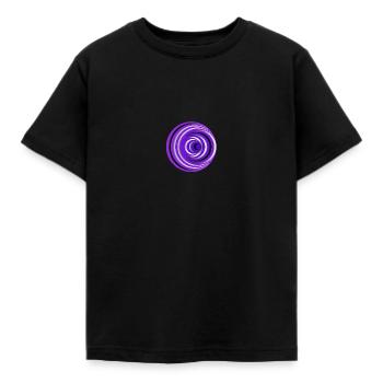 Trou de ver Mandala - T-shirt Enfant - noir - Devant - AI Model Kid Female (0cm)