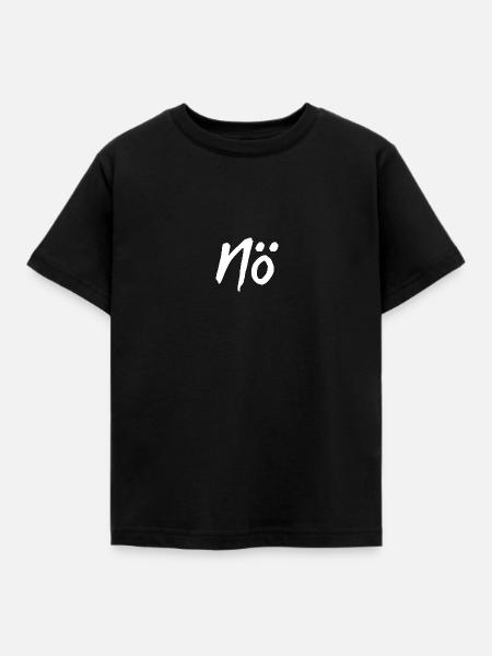 Nö - Kinder T-Shirt - Schwarz