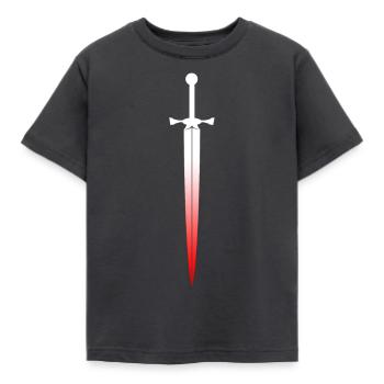 épée - T-shirt Enfant - charbon - Devant - AI Model Kid Female (0cm)