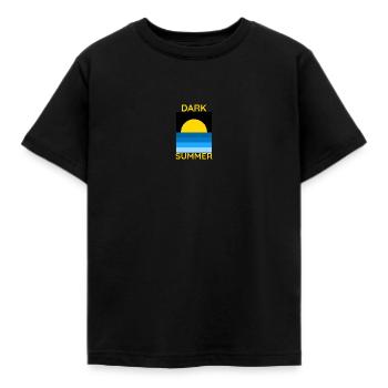 Dark Summer - Kinder T-Shirt - Schwarz - Vorne - AI Model Kid Female (0cm)
