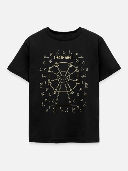 Das Chemie - Riesenrad! - Geschenk - Kinder T-Shirt - Schwarz
