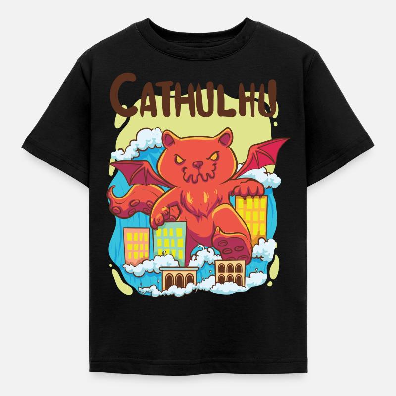 Cathulhu - T-shirt Enfant - noir
