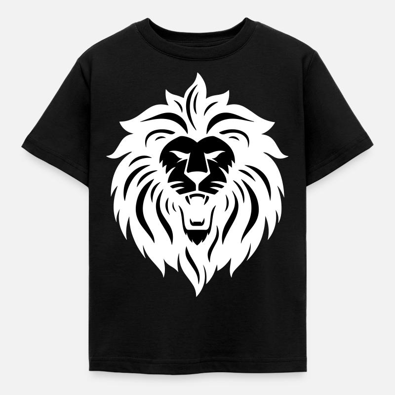 lion - Kids' T-Shirt - black