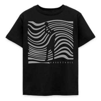 Basket-ball Basketteurs Joueurs - T-shirt Enfant - noir - Devant - AI Model Kid Female (0cm)