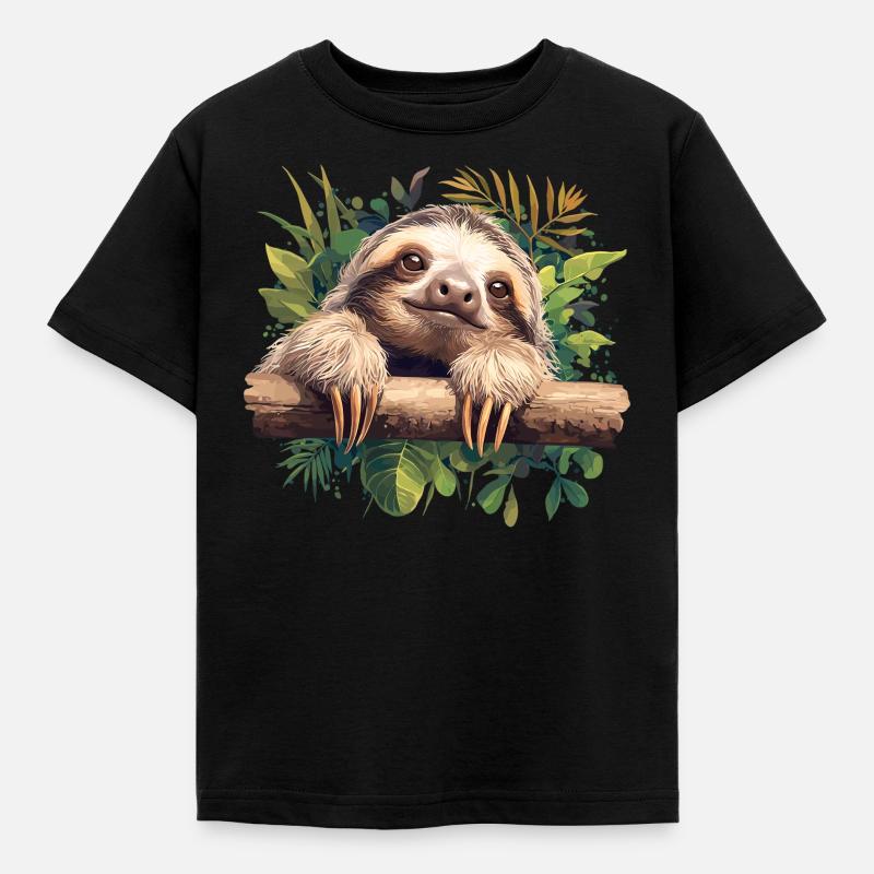 Dovendyr dovendyr - Børne-T-shirt - sort