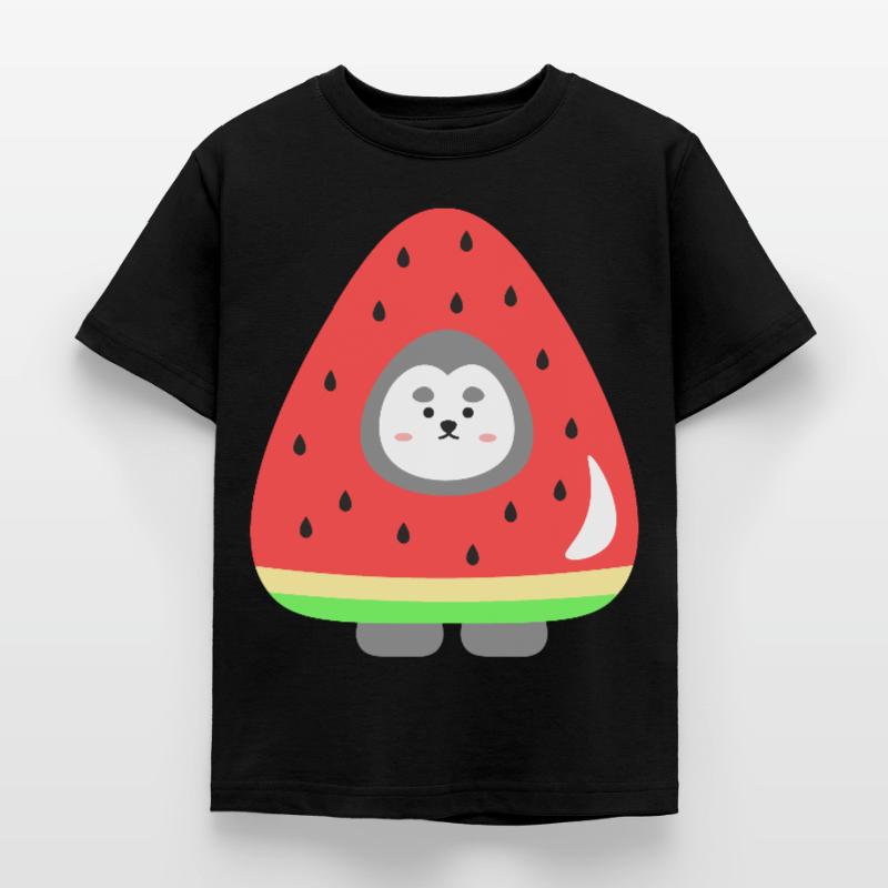 Husky se cache dans une pastèque T-shirt Enfant