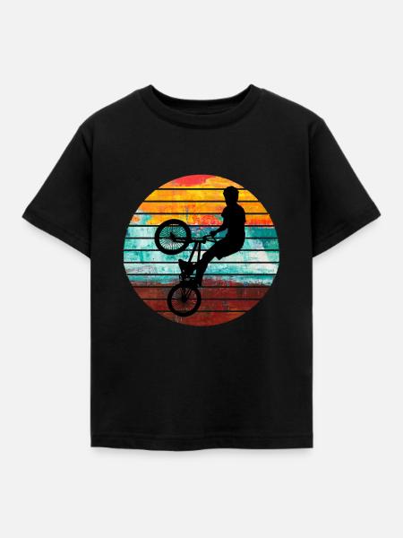 Bmx - Kinder T-Shirt - Schwarz